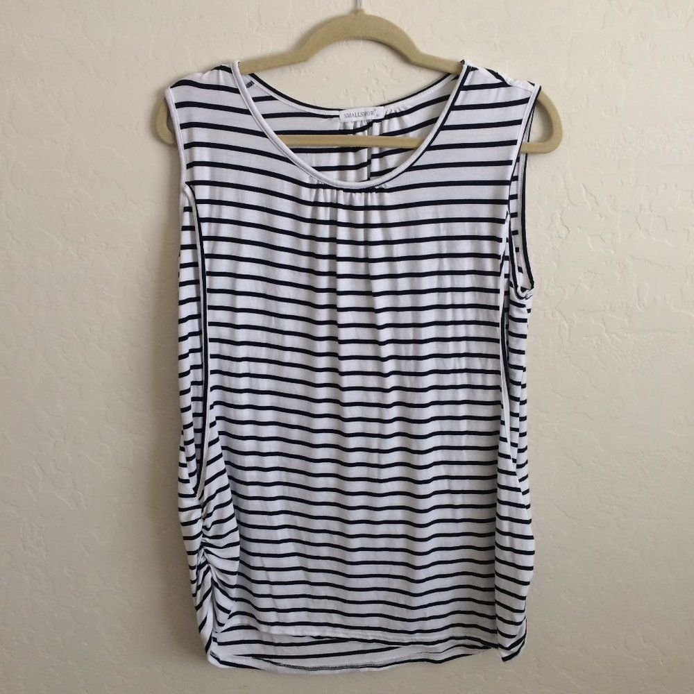SmallShow Striped Sleeveless Maternity Top Size XL